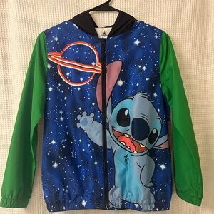 Disney “Stitch” wind breaker jacket 
Kids large
Excellent condition
